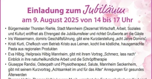 Wir feiern unser Jubiläum!